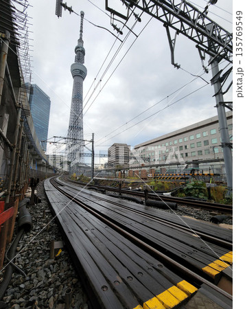 押上 踏切 2022年10月 押上 踏切 2022年10月 135769549