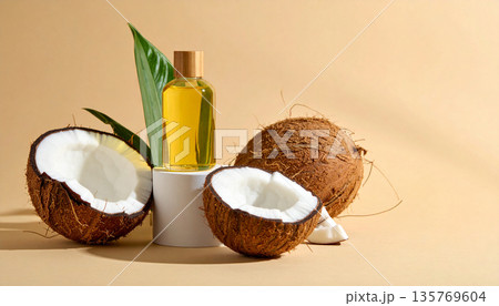 Coconut Oil Spa Composition Coconut Oil Spa Composition 135769604