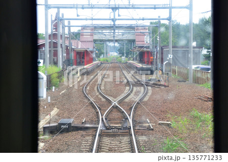 JR北海道札沼線 あいの里教育大駅から当別駅間の車窓風景(2023年夏曇り空) JR北海道札沼線 あいの里教育大駅から当別駅間の車窓風景(2023年夏曇り空) 135771233