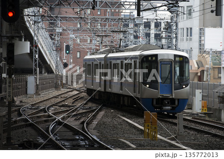 2016年当時の西鉄福岡駅に到着する電車 135772013
