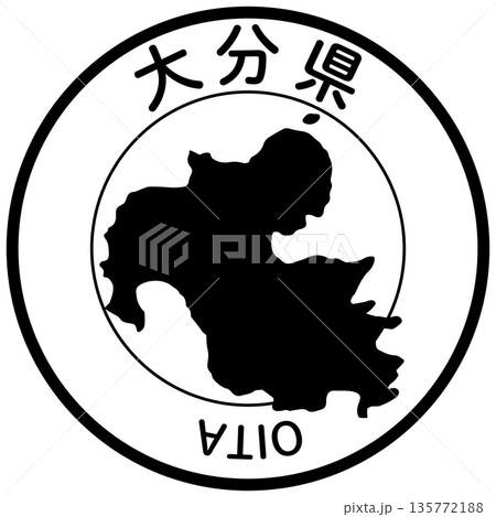 大分県のアイコン 大分県のアイコン 135772188