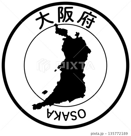 大阪府のアイコン 大阪府のアイコン 135772189