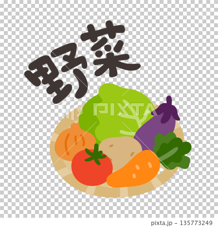 野菜盛り合わせ 文字セット 野菜盛り合わせ 文字セット 135773249