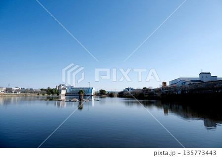 愛知県名古屋市港区_荒子川フェニックスアイランドから南東風景1_2024年3月 135773443