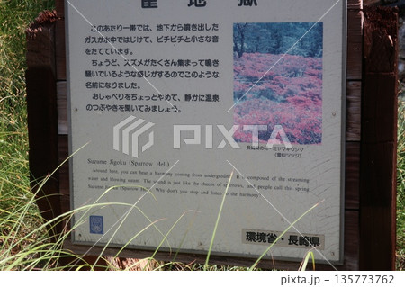 雀地獄の案内板 135773762