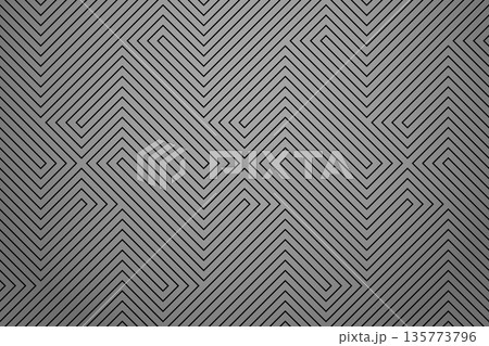 Abstract geometric pattern with stripes, lines. Seamless vector background. Gray and black ornament. Simple lattice graphic design Abstract geometric pattern with stripes, lines. Seamless vector background. Gray and black ornament. Simple lattice graphic design 135773796