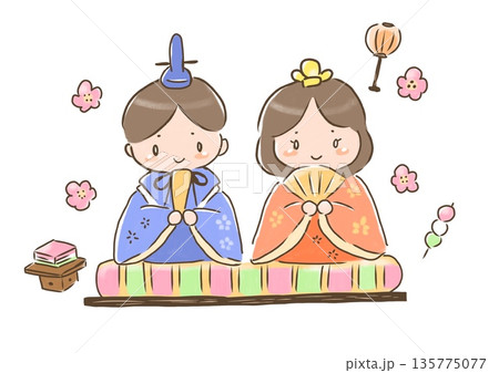 おひなさま 135775077