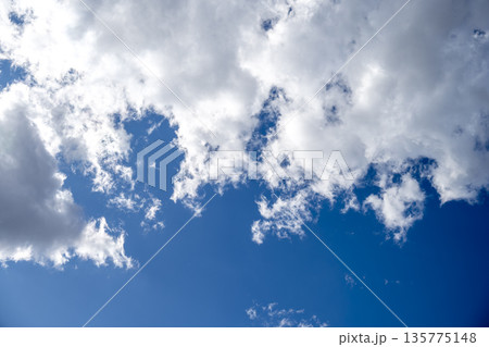 冬の空 青空 空 晴れ 冬 1月 【東京都】 冬の空 青空 空 晴れ 冬 1月 【東京都】 135775148