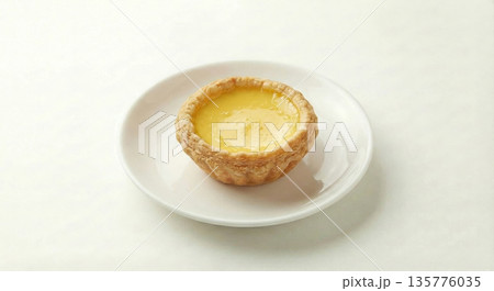 エッグタルト 蛋撻 デザート 点心 飲茶メニュー 食べ放題 中華 食品 料理 135776035