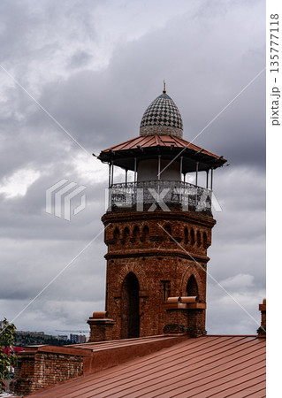 Minaret tower of Tbilisi msque in Old Tbilisi Minaret tower of Tbilisi msque in Old Tbilisi 135777118