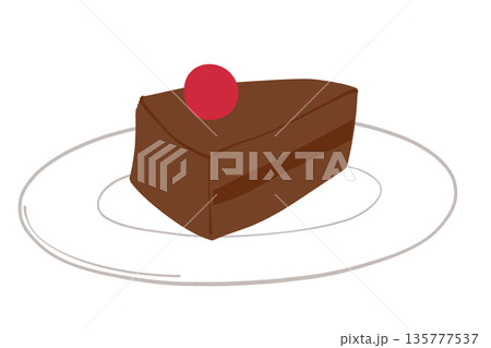 チョコレートケーキ 135777537