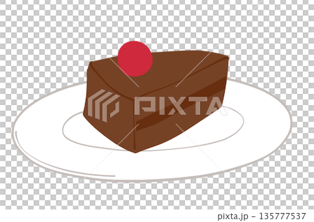 チョコレートケーキ 135777537