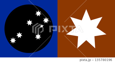 Anangu Traditional Owners Flag  Aboriginal Banner from Uluru-Kata Tjuta, Symbol of Indigenous Heritage, Identity, and Connection to Land 135780196