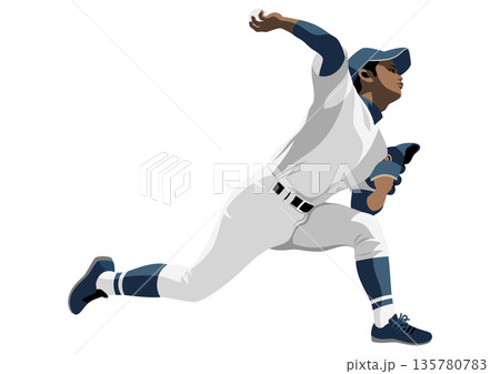 高校野球「ピッチャー」 135780783