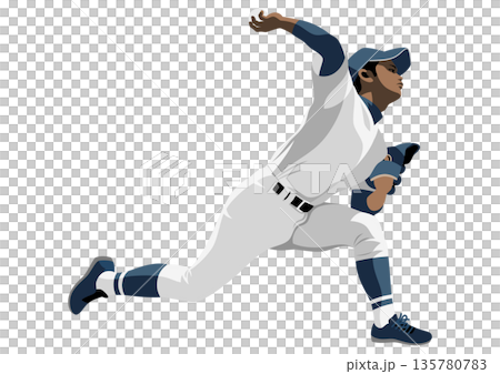 高校野球「ピッチャー」 135780783