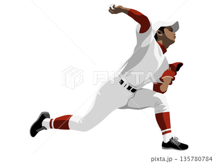 高校野球「ピッチャー」 135780784