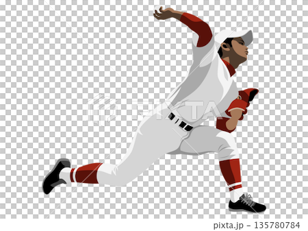 高校野球「ピッチャー」 135780784