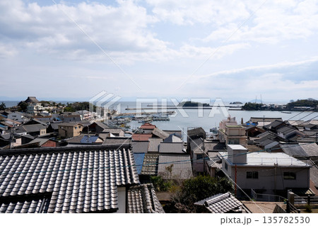 広島県福山市_鞆城跡展望広場からの景色8_2025年3月 広島県福山市_鞆城跡展望広場からの景色8_2025年3月 135782530