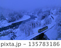 雪景色の飯山線 135783186