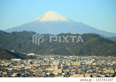 静岡県庁から見た富士山 静岡県庁から見た富士山 135783197