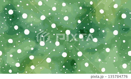 Watercolor green background with scattered polka dots texture. Watercolor green background featuring scattered white and light green polka dots pattern Watercolor green background with scattered polka dots texture. Watercolor green background featuring scattered white and light green polka dots pattern 135784776