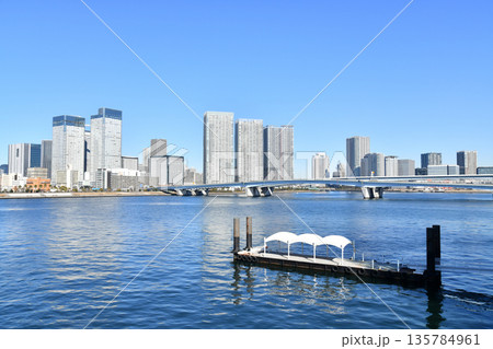 豊洲大橋より晴海大橋／晴海トリトンスクエア方面を望む(東京都中央区)【2026.1】 135784961