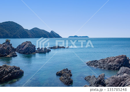 蒲江　葛原海岸と深島 135785248