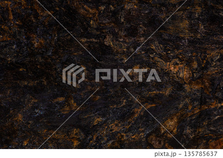 Stylilsh Metalicus - granite background, texture in modern dark brown color as part of your new interior. 135785637