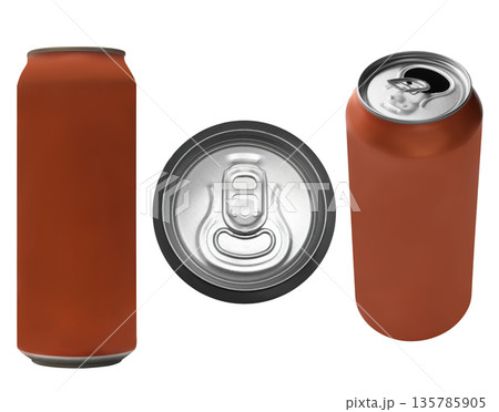 beer iron can, on a white background in isolation beer iron can, on a white background in isolation 135785905