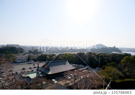 愛知県犬山市_成田山名古屋別院からの景色2_2024年3月 愛知県犬山市_成田山名古屋別院からの景色2_2024年3月 135786063