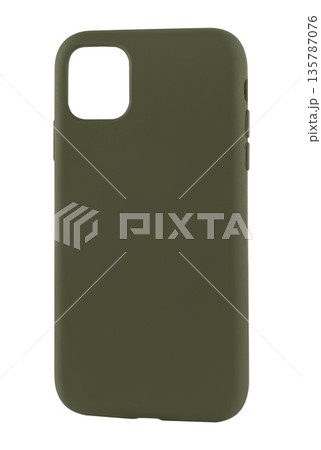 Silicone phone case, white background in insulation Silicone phone case, white background in insulation 135787076