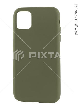 Silicone phone case, white background in insulation Silicone phone case, white background in insulation 135787077