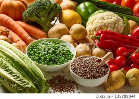 fresh raw winter vegetables fresh raw winter vegetables 135789044