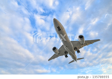 【大阪・豊中】伊丹空港で離着陸する飛行機。とてもかっこよく、いつ見てもワクワクどきどきします。 135789355
