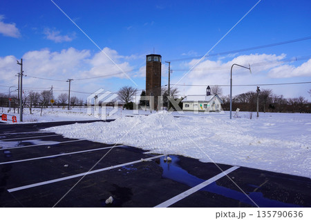 冬のふきの塔（南幌町・2026年1月） 135790636