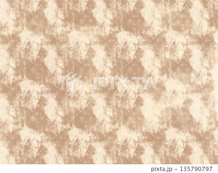 ベージュ系のグランジテクスチャ背景/アンティーク風の抽象パターン素材 ベージュ系のグランジテクスチャ背景/アンティーク風の抽象パターン素材 135790797
