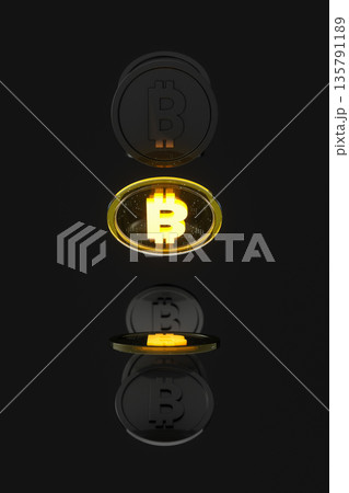 Futuristic cryptocurrency for Web3, AI and decentralized technology. 135791189