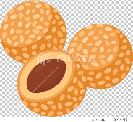 Jiandui fried sesame balls dessert 135791495