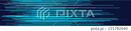 Abstract blue tech lines on dark background for modern design 135792640