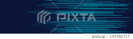 Abstract blue line pattern on dark background 135792717