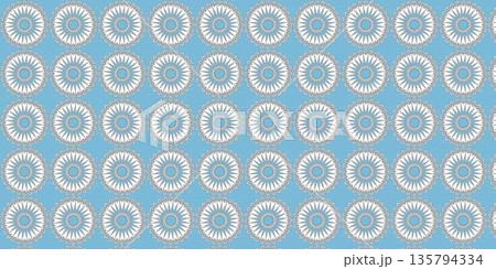 Islamic geometric pattern background featuring repeating symmetrical line art inspired by traditional Arabic and Middle Eastern ornament design, suitable for decorative, cultural, and modern creative  135794334