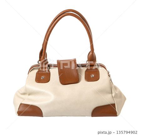 Fashion handbag carrying modern style and leather design Fashion handbag carrying modern style and leather design 135794902