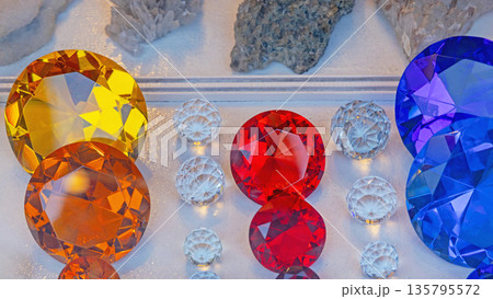 Colour Diamond Gems Crystal Colour Diamond Gems Crystal 135795572