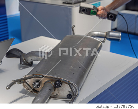 3d Laser Scanning Muffler 3d Laser Scanning Muffler 135795756