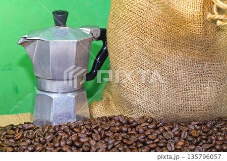 Moka Pot Coffee 135796057