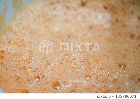 Coffee Milk Foam Coffee Milk Foam 135796071