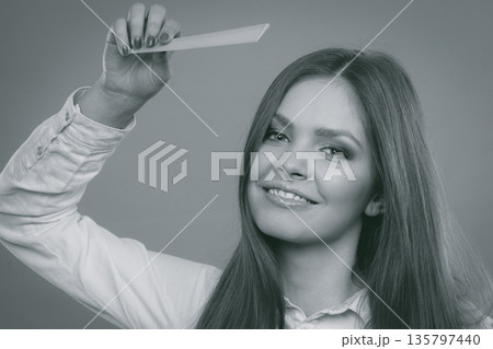 Girl with comb. 135797440