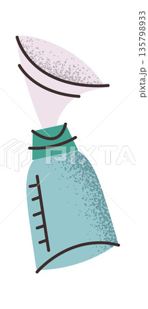 Breast pump motherhood care sticker 135798933