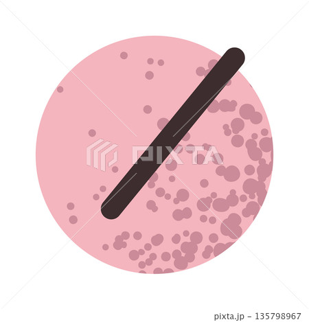 Pink round pill pregnancy vitamin 135798967