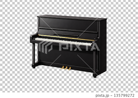 Grand piano illustration Music and performance image material 135799272